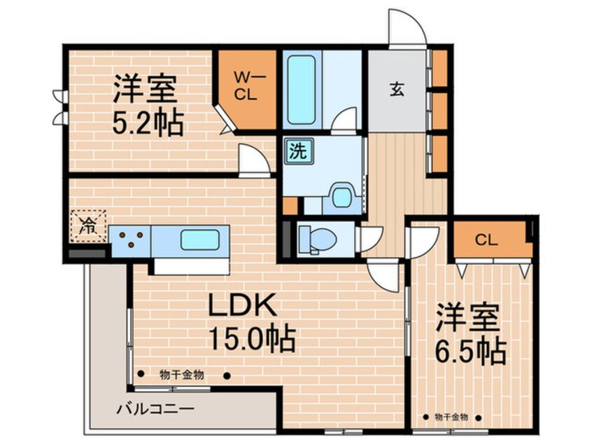 間取図 甲子園廣和レジデンス