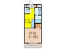 第10関根ﾏﾝｼｮﾝ 1DKの間取り