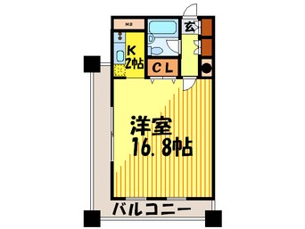 間取図 ﾒｿﾞﾝ･ﾄﾞ･ｳﾞｨﾚ大阪城公園前