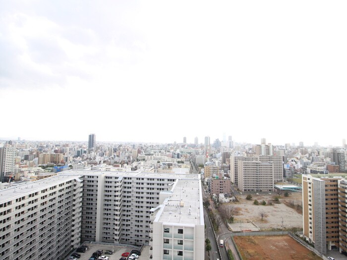 室内からの展望 ﾒｿﾞﾝ･ﾄﾞ･ｳﾞｨﾚ大阪城公園前