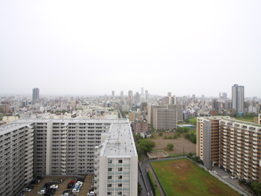 室内からの展望 ﾒｿﾞﾝ･ﾄﾞ･ｳﾞｨﾚ大阪城公園前