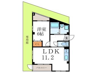 間取図 バ－ドレイク北山