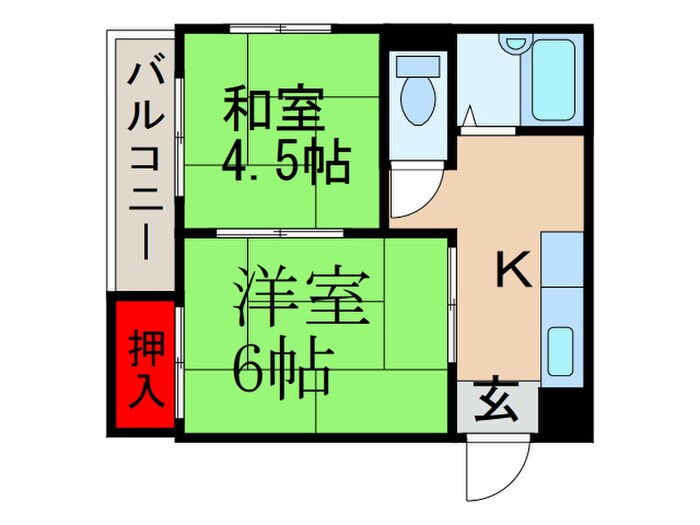 間取り図 淡路丸富マンション