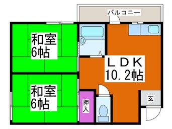 間取図 ハイツユート