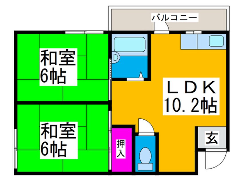 間取図 ハイツユート