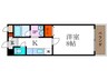 アルファプライズ セブン 1Kの間取り