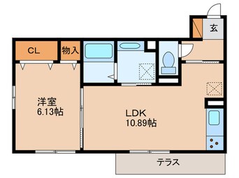 間取図 フラン岡