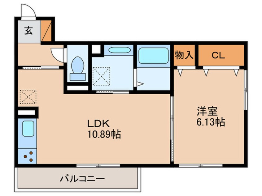 間取図 フラン岡