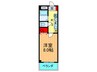 アネシス 1Kの間取り