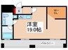 ラクメンビル 1Rの間取り