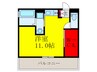 グロワール池田 1Rの間取り