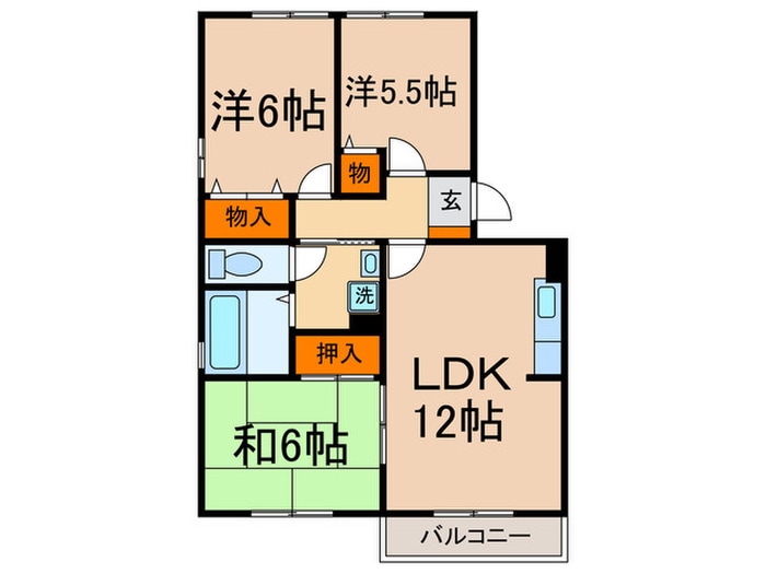 間取り図 ウエストアヴェニュー