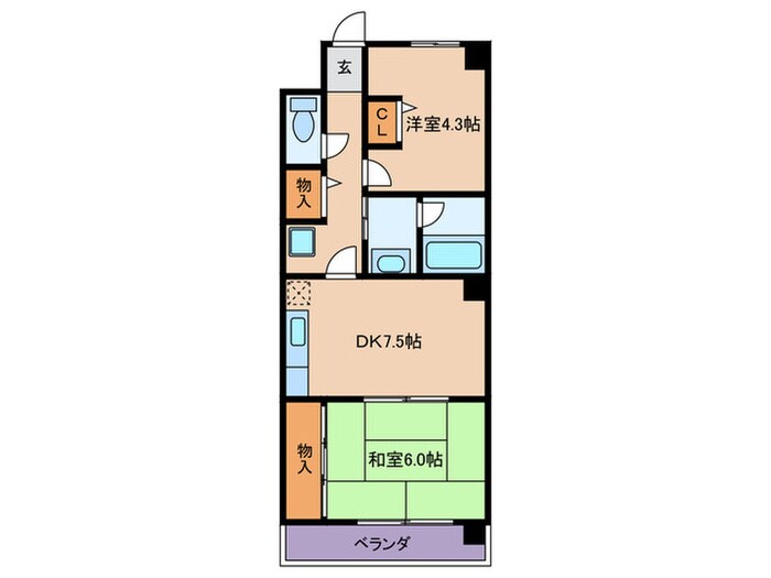 間取り図 アプリーレ都島
