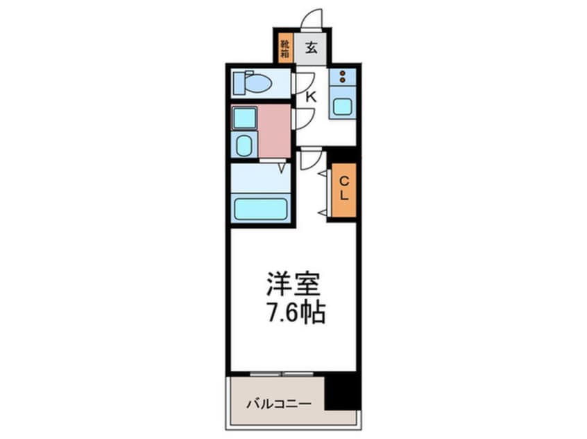 間取図 仮)ｿﾙﾃﾗｽ京都西院STATION SIDE