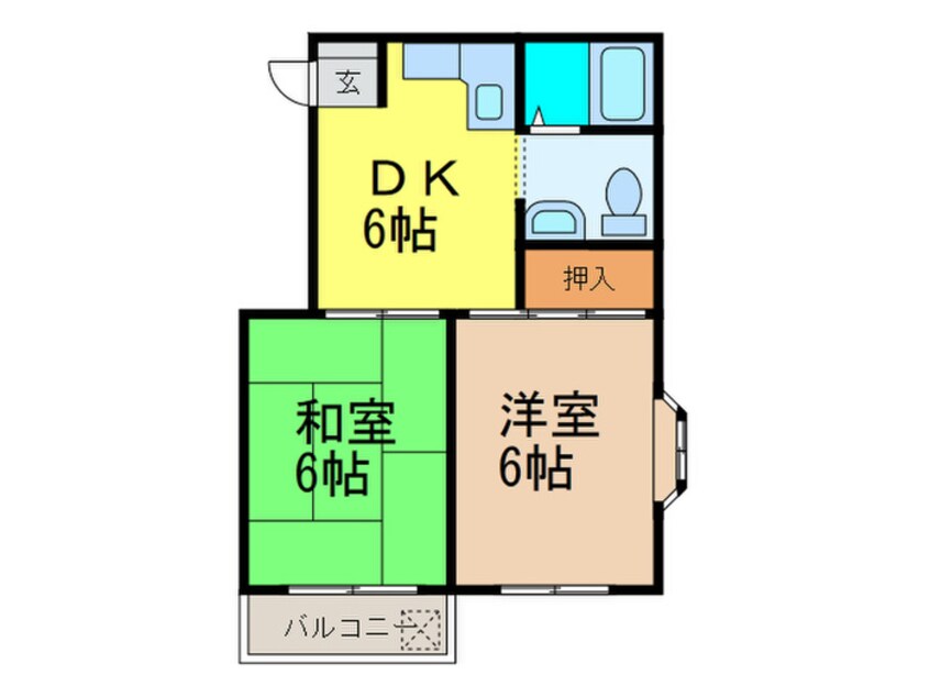 間取図 高橋ハイツ