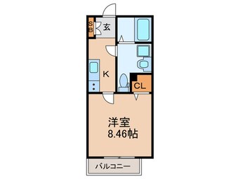 間取図 Ｒ　ＳＱＵＡＲＥ東天満