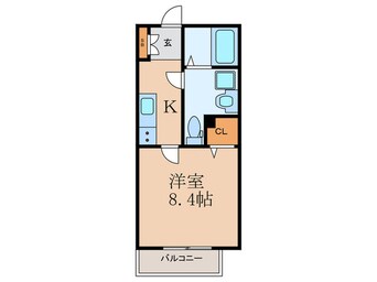 間取図 Ｒ　ＳＱＵＡＲＥ東天満