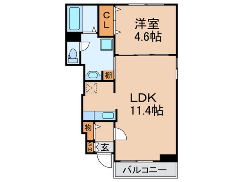 間取図 ソレイユ本郷