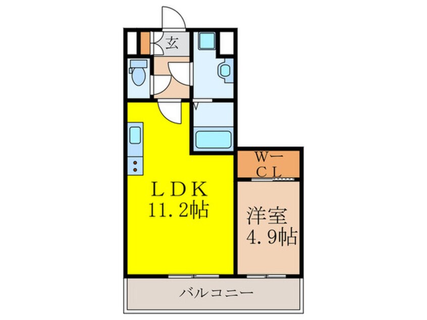 間取図 ビエラコート岸部中