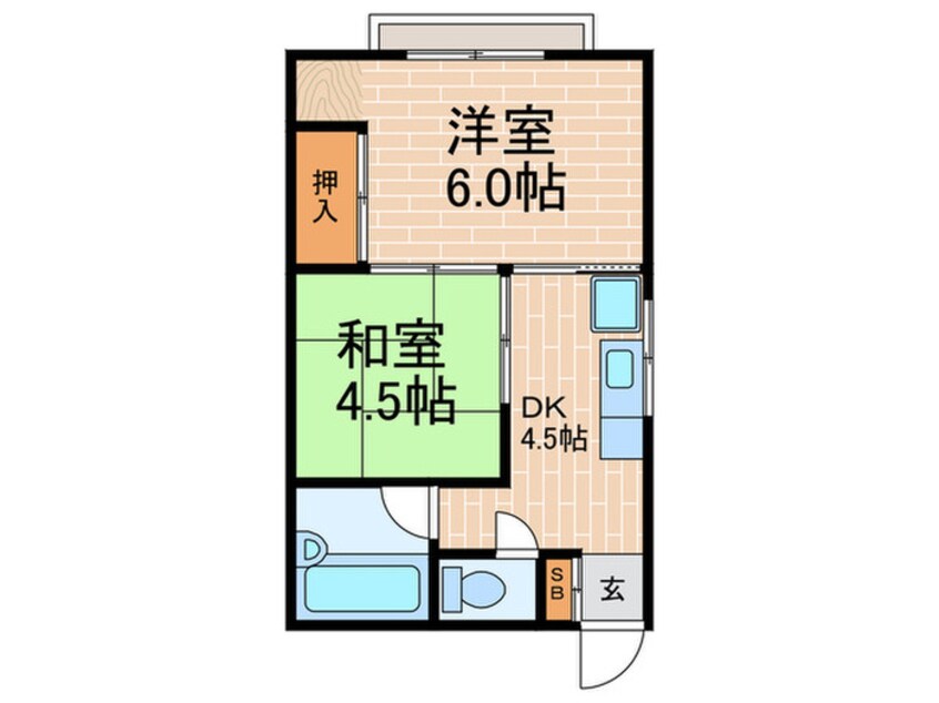 間取図 阪神マンション