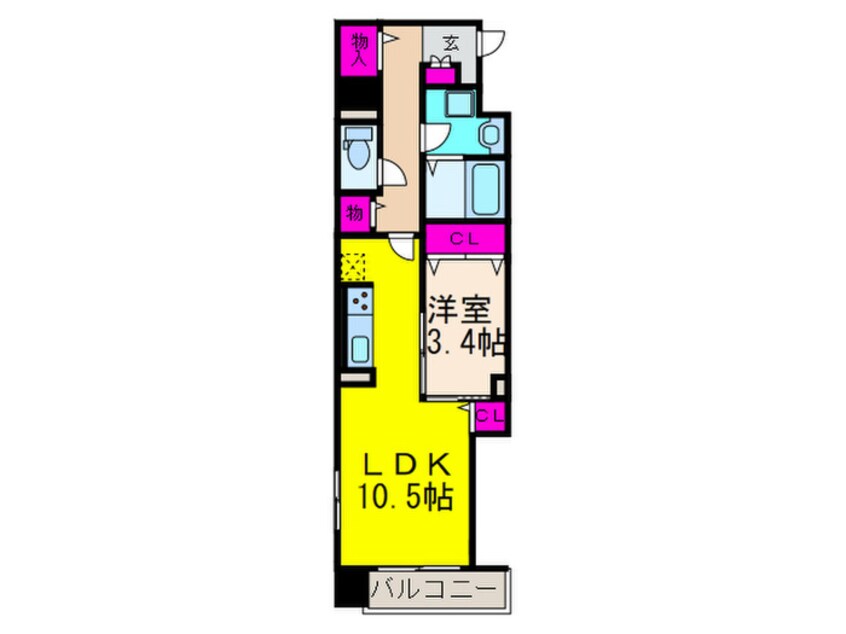 間取図 セレノ　スクエア