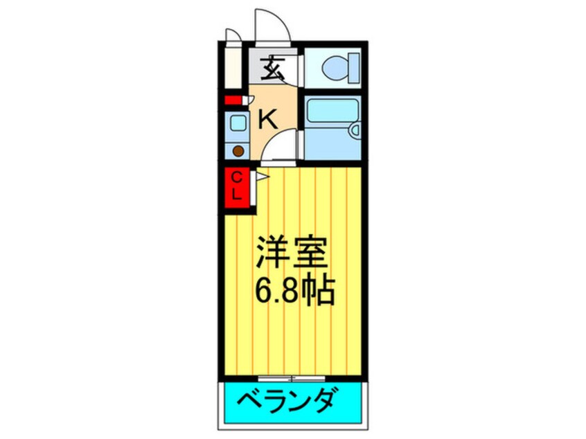 間取図 ラピュタ牧野阪