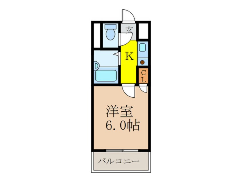 間取図 第3国本ｴﾚｶﾞﾝｽ新大阪