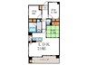 リソシエ今出川聚楽邸（705） 3LDKの間取り