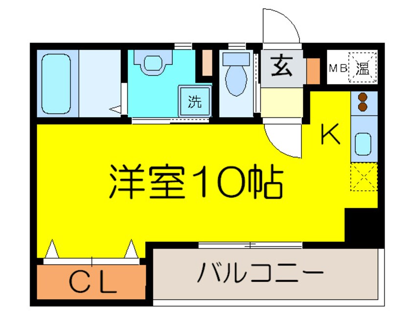 間取図 コクリコ富田
