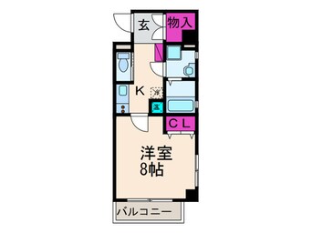 間取図 コクリコ富田