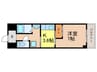 サンクチュアリ深江北町 1Kの間取り