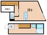 グランシャルム芦屋 1Rの間取り