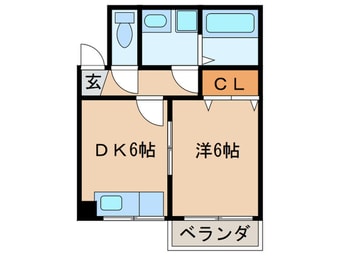 間取図 グランディア徳田
