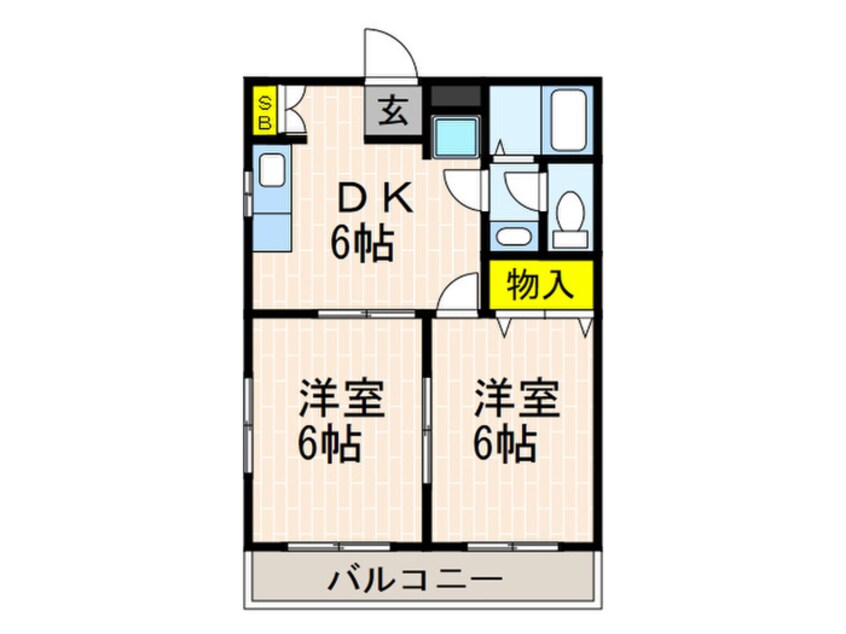 間取図 パ－クサイド２１