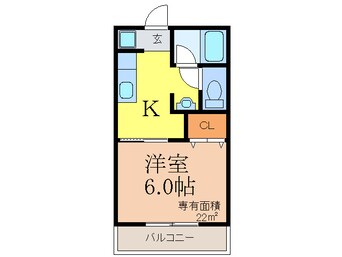 間取図 美沢コ－ポ