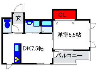 間取図 ジュエル曽根東