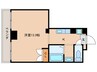 アミカーレ錦 1Kの間取り