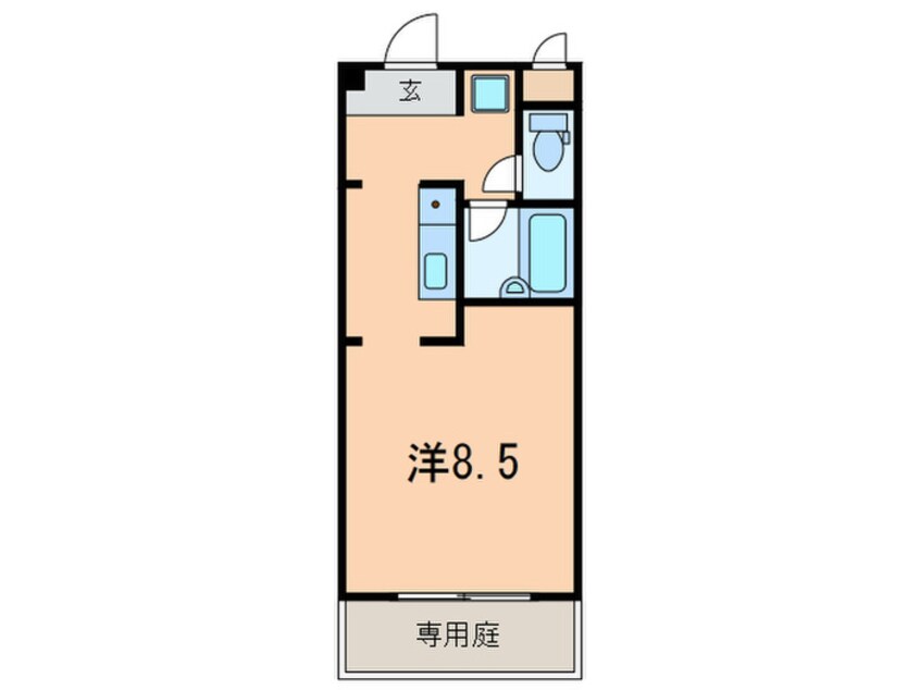 間取図 シーホース芦屋