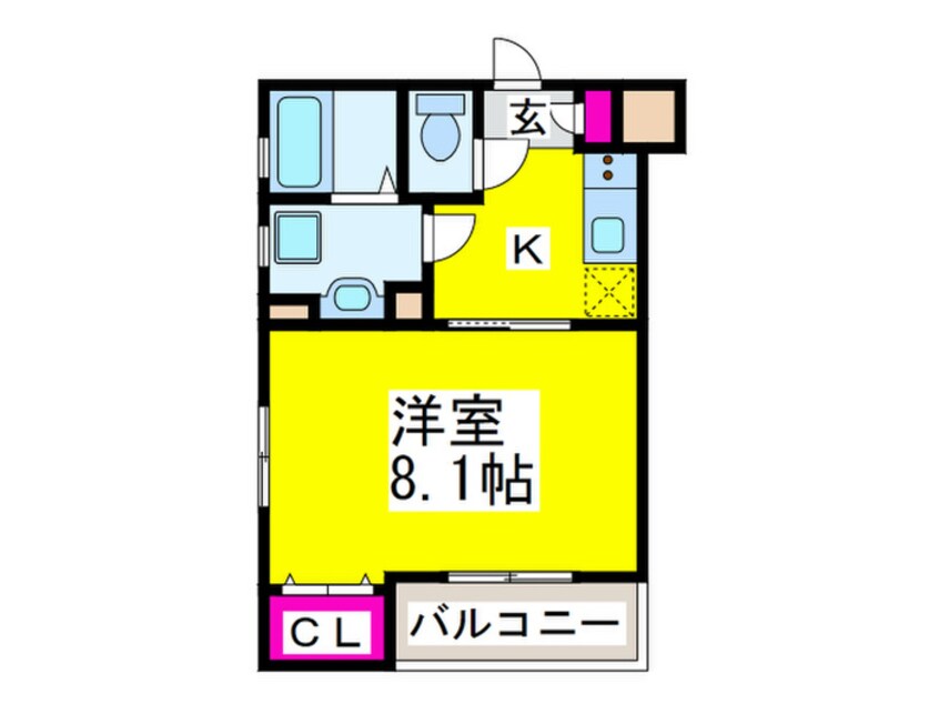 間取図 フィアスコート松之浜Ⅱ