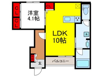 間取図 ウェルゲート　サウス