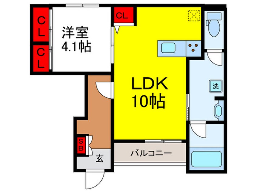 間取図 ウェルゲート　サウス