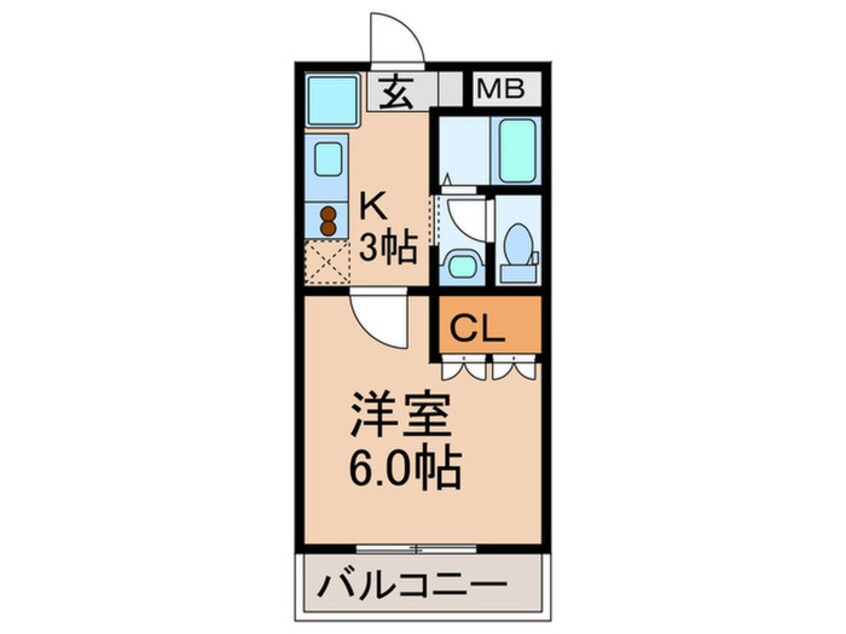 間取図 Ｌａ　Ｃａｓｉｔａ