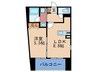 セイワパレス新梅田 1LDKの間取り