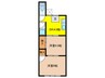 緑町マンション 2DKの間取り