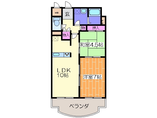 間取り図 ぷりんすマンション