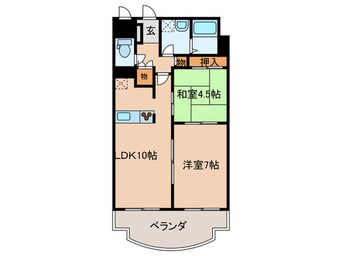 間取図 ぷりんすマンション