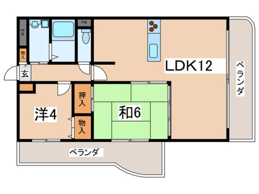 間取図 ぷりんすマンション