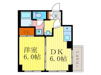 間取図 テアトリ－ノ長岡京