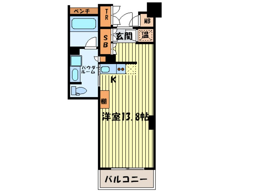 間取図 ロイヤルパ－クス桃坂