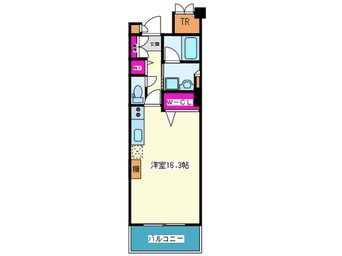 間取図 ロイヤルパ－クス桃坂